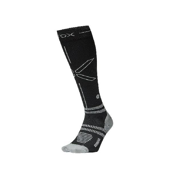 Foto van Stox Running Ultralight Socks zwart/grijs dames