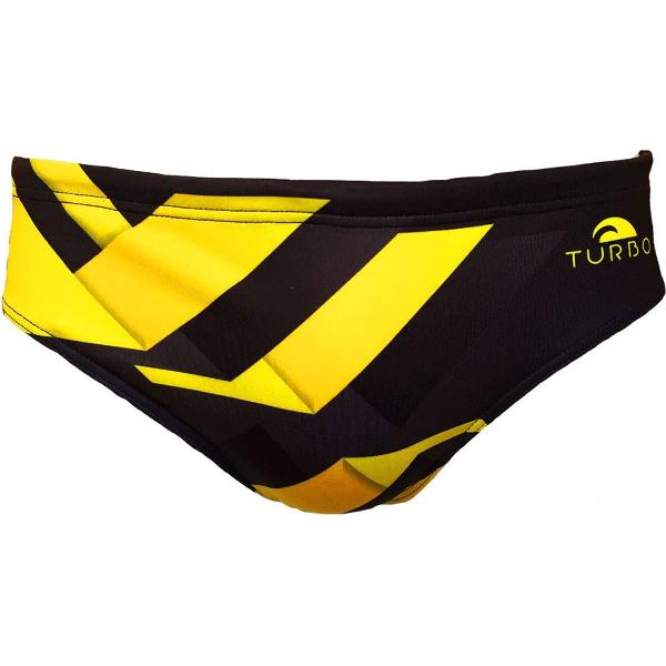 Foto van TURBO Garage Zwemslip Heren - Yellow - 3XL