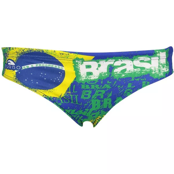 Foto van TURBO Happy Brazil Zwemslip Heren - Multicoloured - M