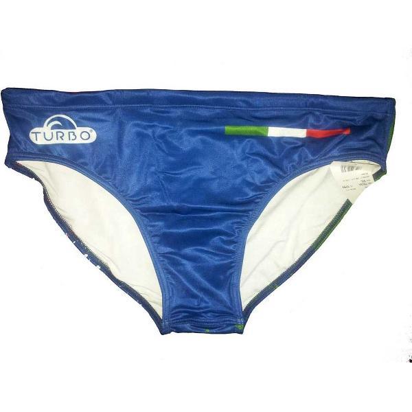 Foto van TURBO Italia Splash Zwemslip Heren - Navy / Multicoloured - XL