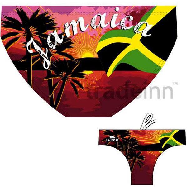 Foto van TURBO Jamaica Man Zwemslip Heren - Multicolor - XL