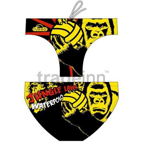 Foto van TURBO Jungle Laws Zwemslip Heren - Black / Yellow - XL