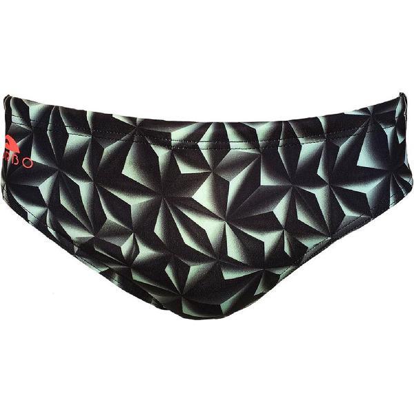 Foto van TURBO Mountain Geo Zwemslip Heren - Green - M