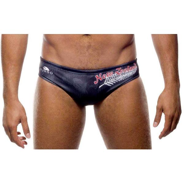 Foto van TURBO New Zealand Feather Zwemslip Heren - Black - XL
