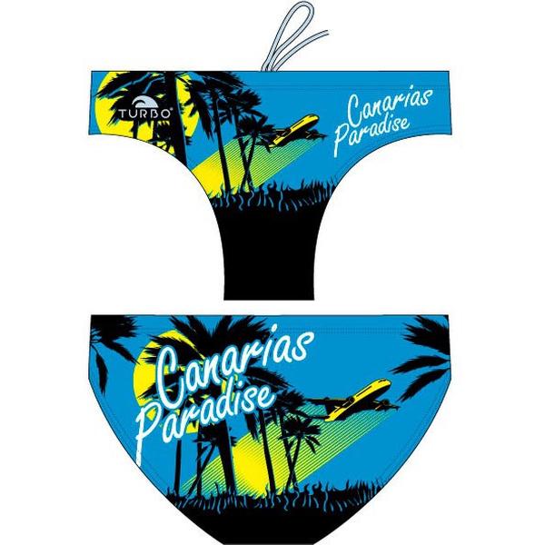 Foto van TURBO Paradise Canary Island Zwemslip Heren - Light Blue - M