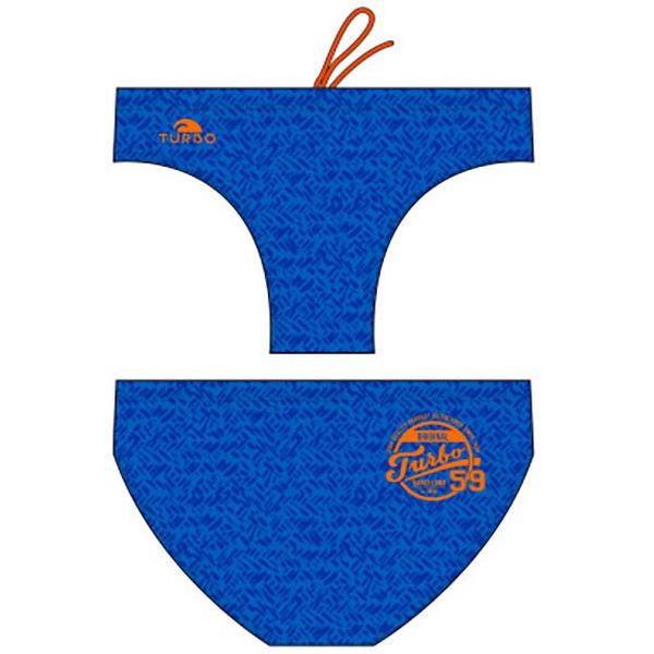 Foto van TURBO Plain Zwemslip Heren - Royal - M