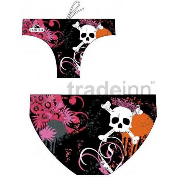 Foto van TURBO Skull Crown Zwemslip Heren - Multicoloured - M