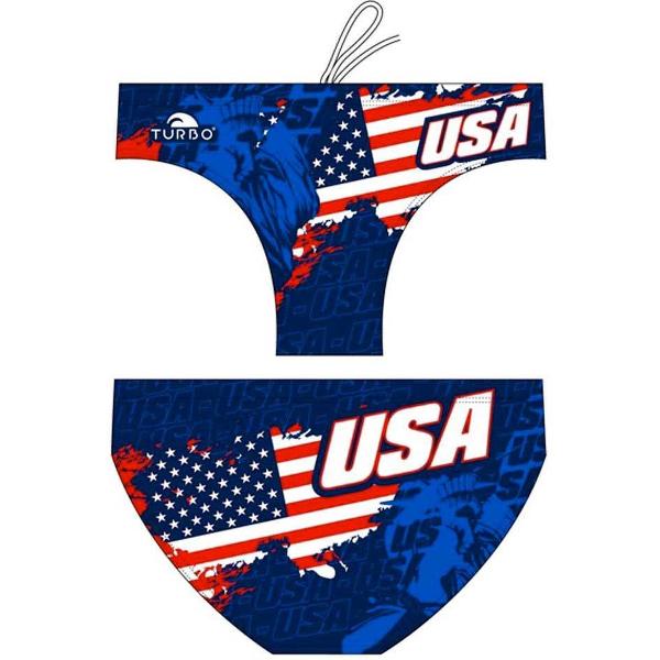 Foto van TURBO Usa Zwemslip Heren - Navy - M