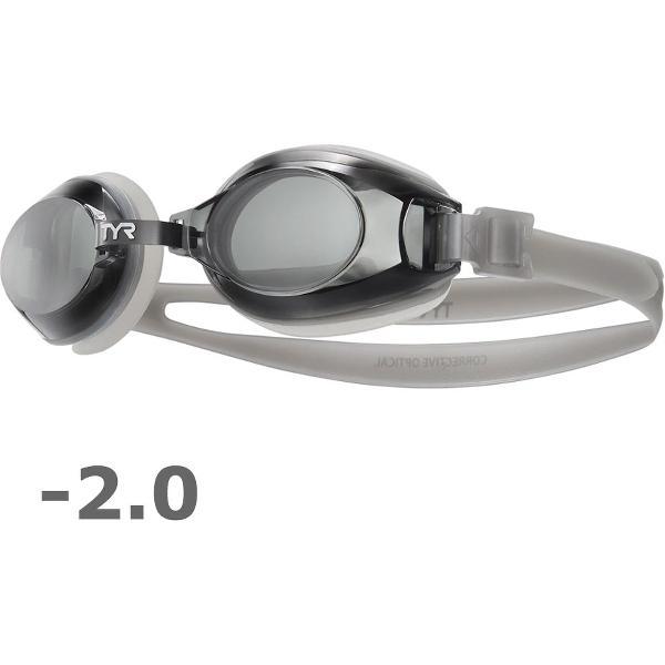 Foto van TYR Zwembril op sterkte -2.0 Smoke