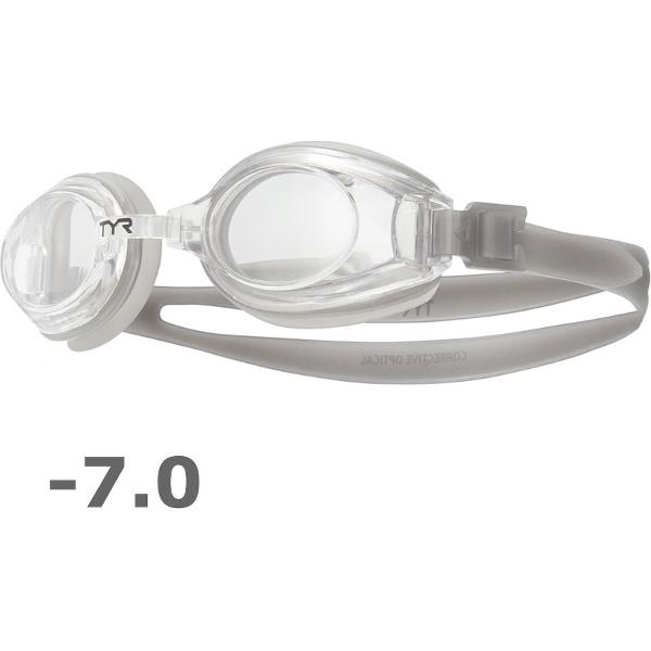 Foto van TYR Zwembril op sterkte -7.0 Transparant (clear)