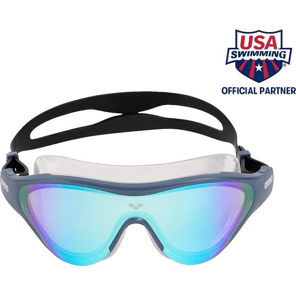 Foto van The One Mask Spiegelbril uniseks volwassenen 1 stuk met UV-bescherming swimming glasses
