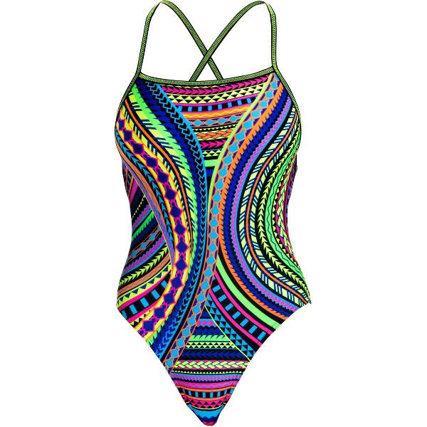 Foto van Tribal Revival Diamond back one piece - Dames | Funkita