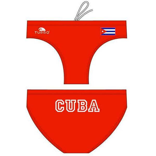 Foto van Turbo Cuba Zwemslip Rood M Man
