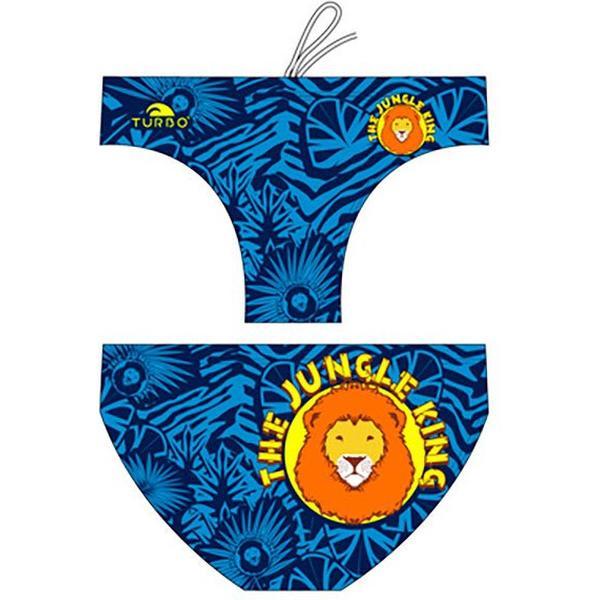 Foto van Turbo Jungle King Waterpolo Royal Zwemslip Blauw XL Man