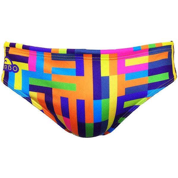 Foto van Turbo Labyrinth Zwemslip Veelkleurig L Man