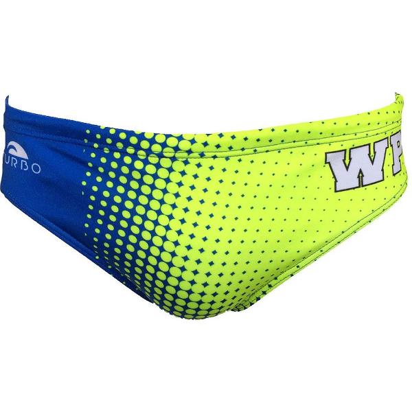 Foto van Turbo New Wp Zwemslip Geel,Blauw 4XL Man