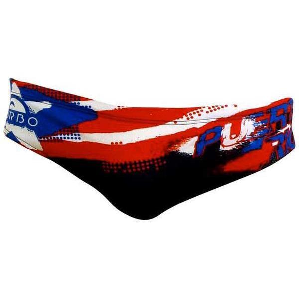 Foto van Turbo Puerto Rico Zwemslip Rood,Zwart L Man