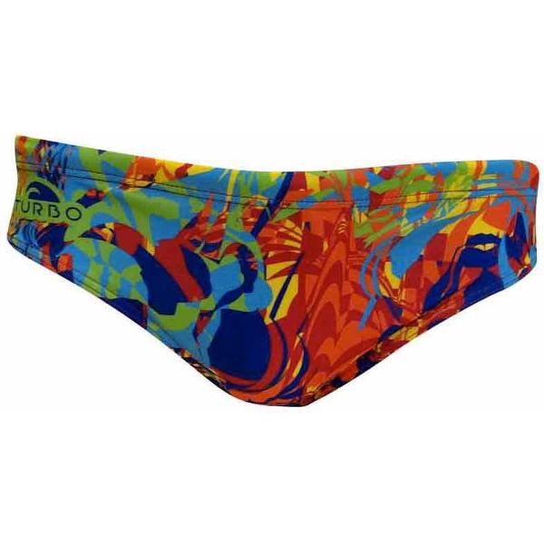 Foto van Turbo Seasons Zwemslip Veelkleurig L Man