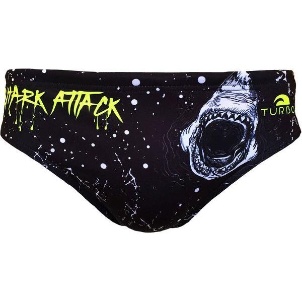 Foto van Turbo Shark Attack Zwemslip Zwart L Man