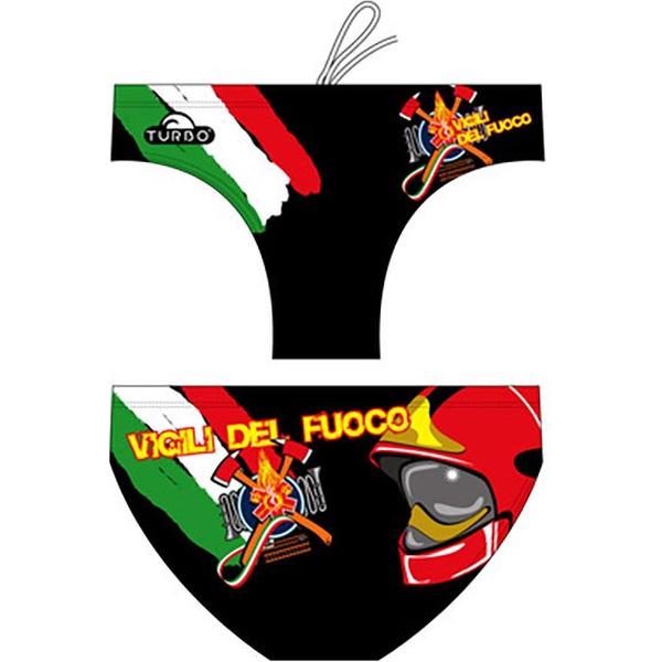 Foto van Turbo Vigili Fuoco Zwemslip Zwart 2XL Man