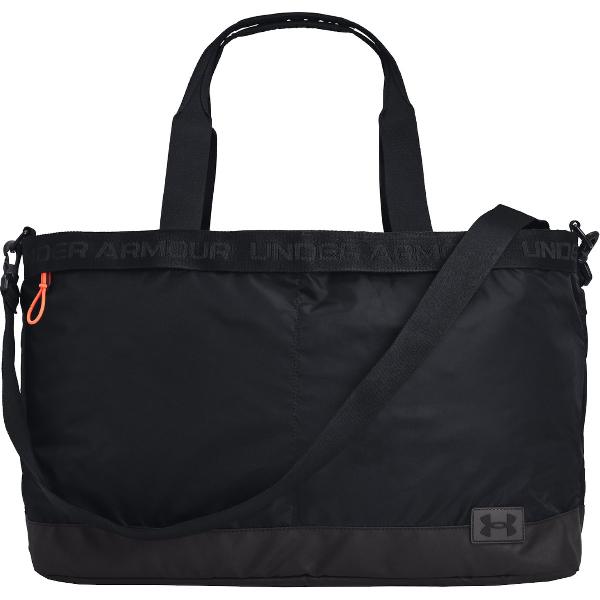 Foto van Under Armour Essentials Signature Tote Bag 1361228-001, Vrouwen, Zwart, Sporttas, maat: One size