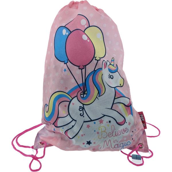 Foto van Unicorn - Gymtas - zwemtas 40cm - Believe in Magic