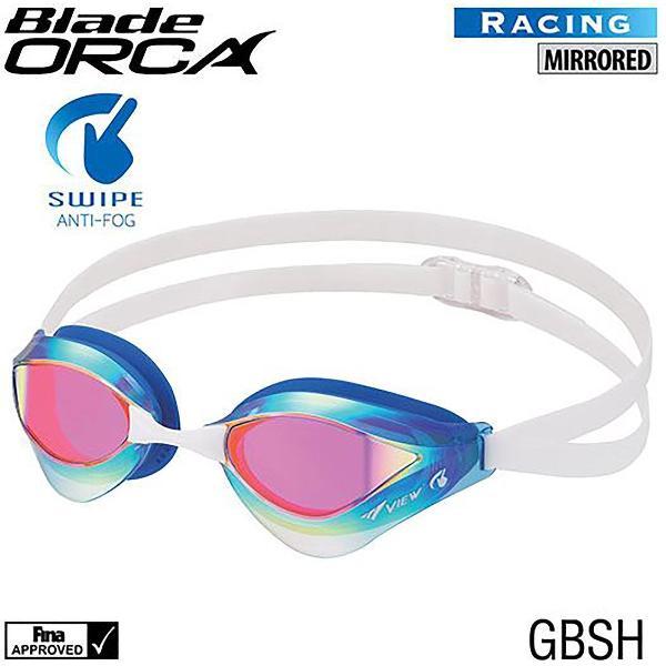 Foto van VIEW Blade Orca Racing Mirrored zwembril met SWIPE technologie V230ASA-GBSH