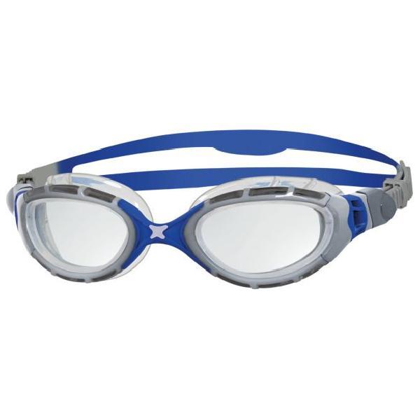 Foto van Zoggs Predator flex 2.0 zwembril zilver/blauw