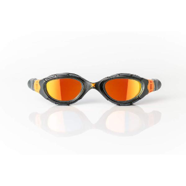 Foto van Zoggs Predator flex titanium zwembril oranje/zwart