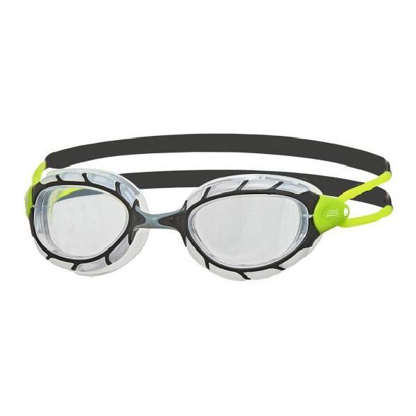 Foto van Zoggs Predator transparante lens zwembril zwart/groen