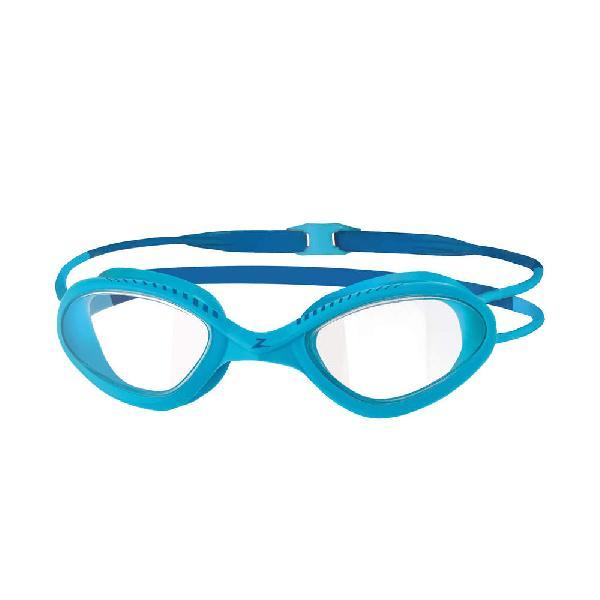 Foto van Zoggs Tiger LSR+ transparante lens zwembril blauw