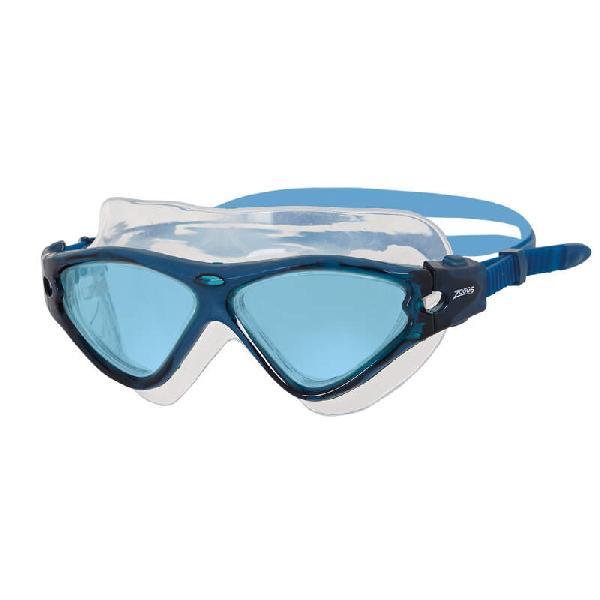 Foto van Zoggs Tri-Vision Mask zwembril blauw - blauwe lens