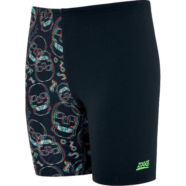 Foto van Zoggs Zwembroek Jongens Mid Jammer Neon Skull Maat 152