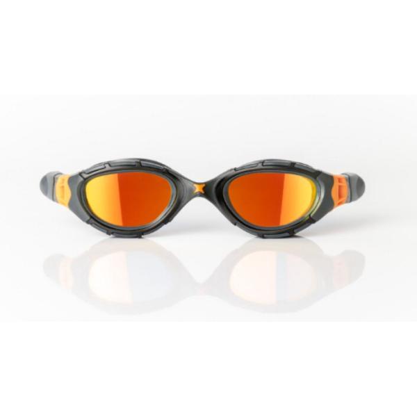 Foto van Zoggs - zwembril - predator flex titanium - zwart/oranje