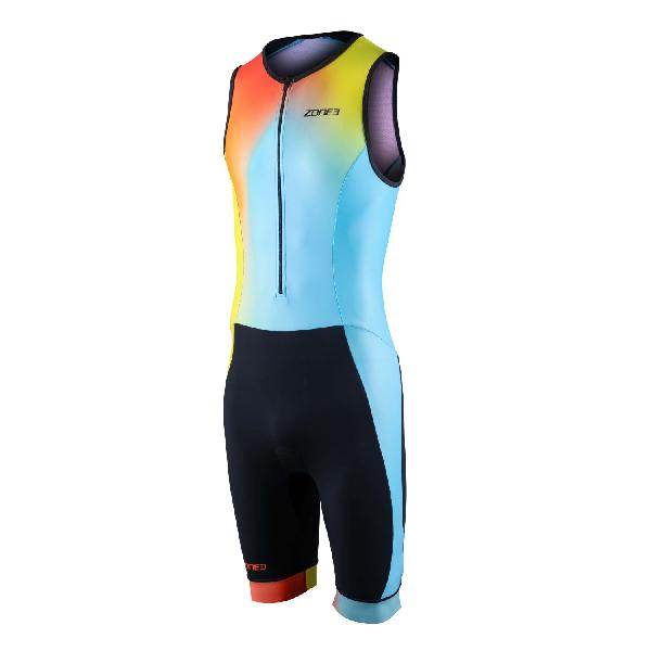 Foto van Zone3 Activate plus mouwloos trisuit neon/zwart heren M