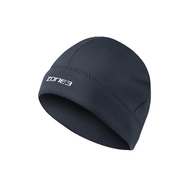 Foto van Zone3 Active-Flex swim Beanie grijs/oranje unisex S-M