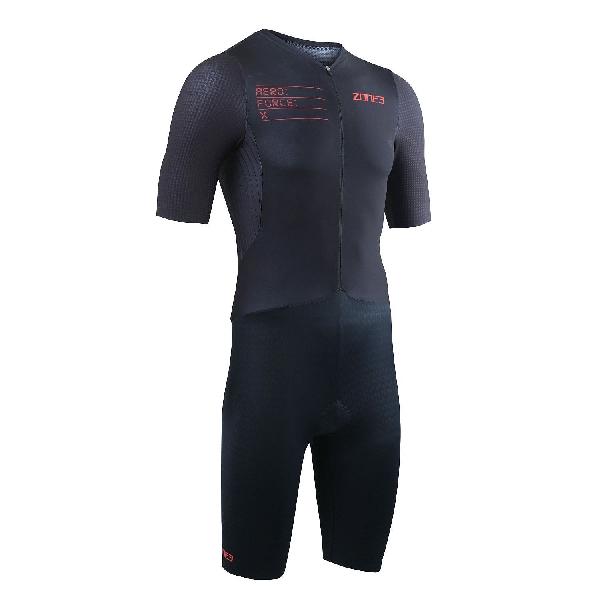 Foto van Zone3 Aeroforce X II trisuit korte mouw zwart heren