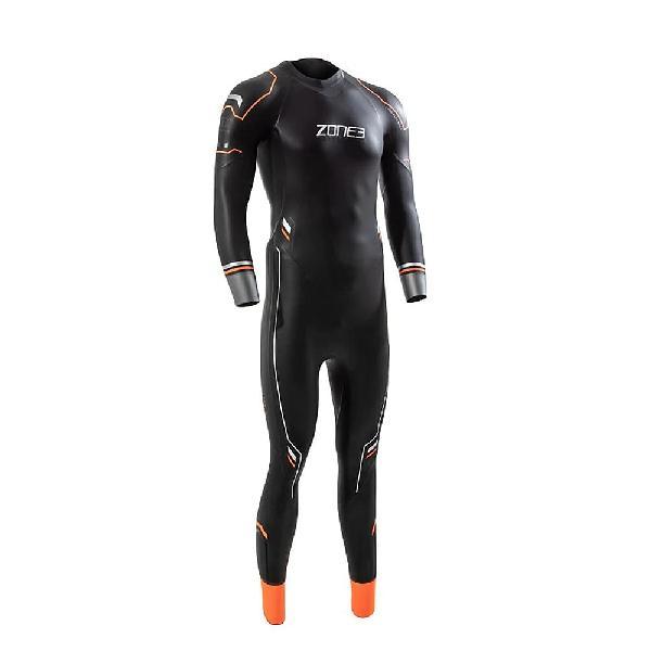 Foto van Zone3 Aspire thermal fullsleeve wetsuit zwart/oranje heren