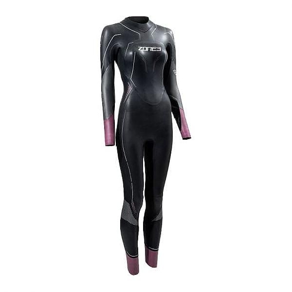 Foto van Zone3 Aspire wetsuit lange mouw zwart/roze dames