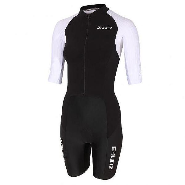 Foto van Zone3 Lava long distance FZ korte mouw trisuit dames
