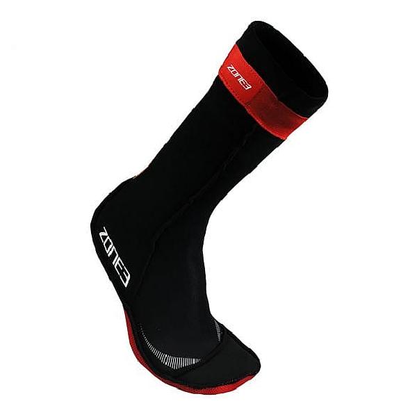 Foto van Zone3 Neopreen zwemsokken zwart/rood