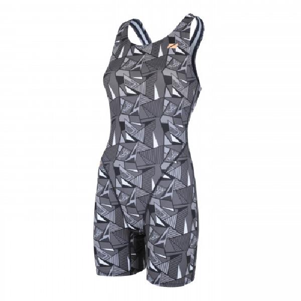 Foto van Zone3 OWS Renew Kneeskin badpak grijs dames 34