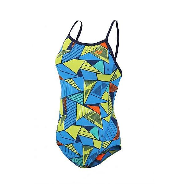 Foto van Zone3 Prism 2.0 Strap back badpak blauw/geel dames