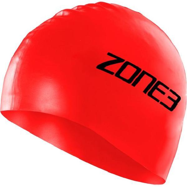 Foto van Zone3 Silicone swim cap rood