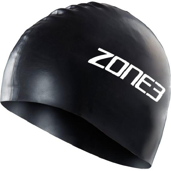 Foto van Zone3 Silicone swim cap zwart