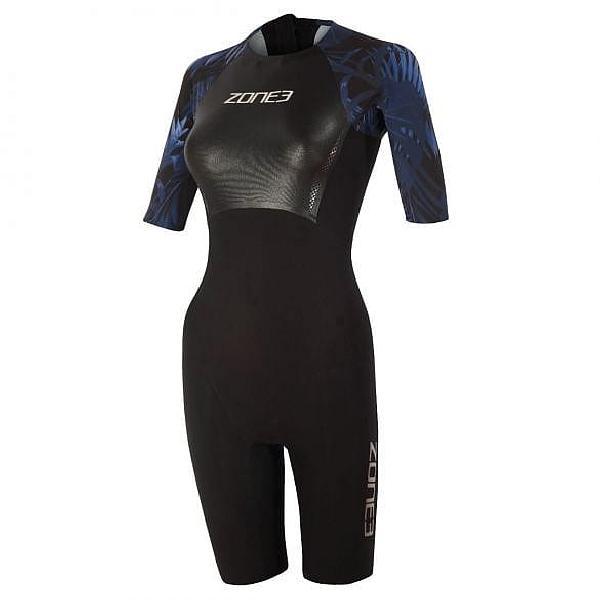 Foto van Zone3 Tropical palm swimskin korte mouw dames