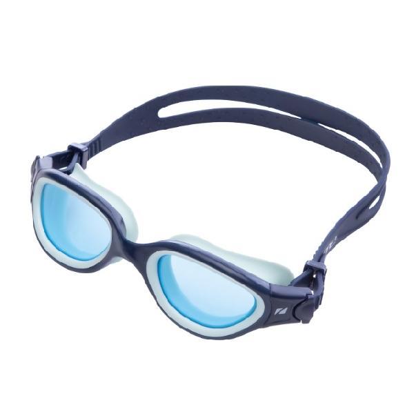 Foto van Zone3 Venator-X blauwe lens zwembril wit/blauw