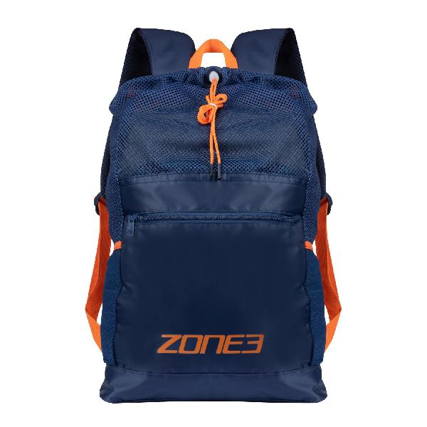 Foto van Zone3 large mesh training backpack navy/orange