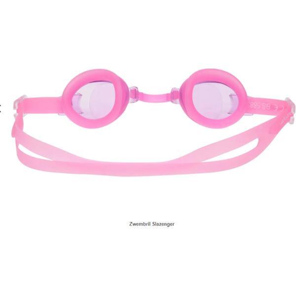 Foto van Zwembril Slazenger. Kinderen vanaf 8 Jaar / Volwassenen Zwembril met Bewaardoos |Anti- Condens | UV-Bescherming | Verstelbaar Hoofdband en Neusbrug - Roze