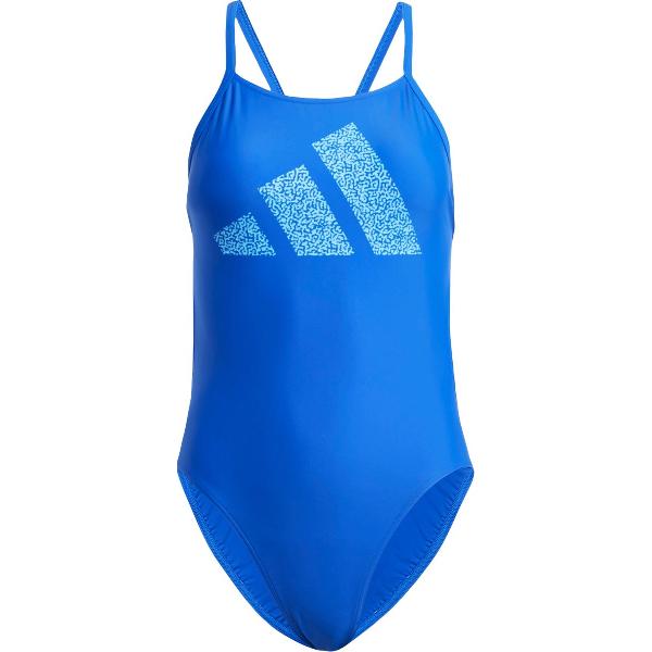 Foto van adidas Performance 3 Bar Logo Print Swimsuit - Dames - Blauw- 30